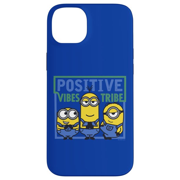 Funda Minions Positive Vibes para iPhone 14 Plus