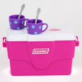 thumbnail image 3 of Sophia's 18 Doll 8 pc. Beach Day Play Set with Hot Pink Towel and Bucket, Purple Shovel, Volleyball, 2 Ice Cream Cones, Ice Cream Holder, and Sunscreen Bottle, 3 of 5