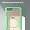 thumbnail image 6 of Asuwish Phone Case for iPhone 7 Plus Compatible with Magsafe Magnetic Tempered Glass Screen Protector Translucent Matte Back Shockproof Protective Cell Cover i Phone7s 7s + 7+ 7p Women Men Green, 6 of 11