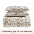 thumbnail image 4 of Set de edredón Queen Laura Ashley Bramble con estampado floral de algodón beige, 4 of 8