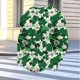 thumbnail image 3 of Ceisia Men's Loose Fit Waffle Knit Sweatshirt - St. Patrick's Day Festive All-Over Print Green XXL Gifts, 3 of 5