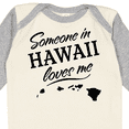 thumbnail image 4 of Inktastic Someone in Hawaii Loves Me Boys or Girls Long Sleeve Baby Bodysuit, 4 of 5