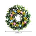 thumbnail image 3 of PENGXIANG Easter Wreath Door Hanging Rattan Dan Pendant Sunflower Wreath Layout Scene, 3 of 3