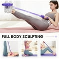 thumbnail image 2 of 21 Fitness Resistance Bands 4 Tube Pedal Ankle Puller, Multifunction Tension Rope Fitness Equipment, for Abdomen/Waist/Arm/Leg Stretching Slimming Training, 2 of 6