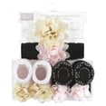 thumbnail image 4 of Hudson Baby Infant Girl Headband and Socks Set, Lace, 0-9 Months, 4 of 4