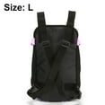 thumbnail image 2 of Mochila transportadora para mascotas, ajustable, frontal, para gatos y perros, ideal para viajes, senderismo, camping, perros pequeños, medianos, gatos y cachorros., 2 of 6