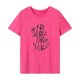 thumbnail image 1 of Camiseta de verano para mujer, ropa de calle, Tops de verano con cuello redondo para mujer, para trabajo de oficina Rosa Rosa, 1 of 7