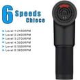 thumbnail image 2 of 6 Speeds Massage Gun, Rechargeable Handheld Deep Tissue Massager, Portable Body Muscle Massager with 4 Massage Heads for Relieving Muscle Pain Soreness Stiffness, Deep Tissue Therapy, 2 of 5