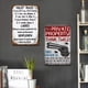 thumbnail image 4 of Placa Metal Vintage Advertencia Pintura Hierro Rectangular Bar para El 30x40cm 2 Uds., 4 of 9