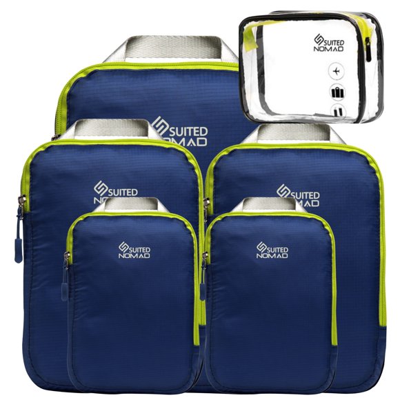 Cubos de embalaje de compresión SUITEDNOMAD Ultralight, 6 juegos/3 juegos