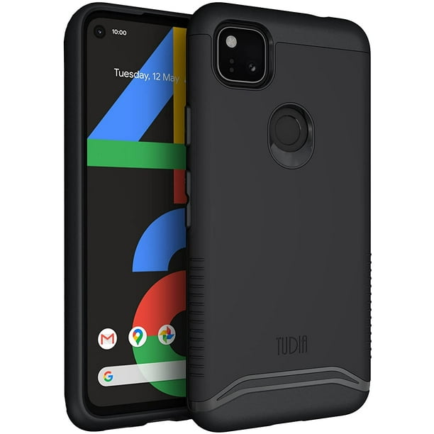 TUDIA for Google Pixel 4a Phone Case, [Merge] Military-Grade Dual Layer ...