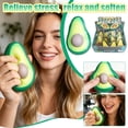 thumbnail image 2 of Simulation Avocado Half Shape Squishy for Adults Soft Plastic Sensory Gadget Realistic Fruit Theme Office Desk Accessory Pressure Relief Tool 1 Pack, 2 of 9