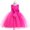 199#Hot Pink, variant on Toddler Girls Net Yarn Embroidery Bowknot Birthday Party Gown Kids Cute Dresses Girls For Dresses Light Up Dress