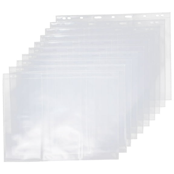 OULII Card Holding Sheets PVC Material - Storage Album 10Pcs 11X8.5X0.04In