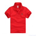 thumbnail image 2 of Fozruso Boys Summer Collared Shirt Kids Short Sleeve School Uniform Casual Basic Classic Fit Shirts, 2 of 4