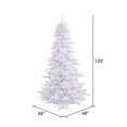 thumbnail image 2 of Vickerman 10' White Fir Artificial Christmas Tree Unlit, Seasonal Indoor Home Decor, 2 of 2