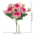 thumbnail image 2 of DIY Peony Flower Arrangement Kit - Lifelike Blooms, Greenery & Reusable - Floral Decor for Home/Weddings/Gifts, 2 of 3