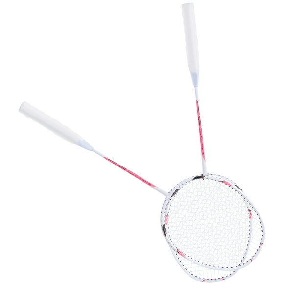 Rose Red Badminton Racket Set, Lightweight Portable Badminton Racket, For Sports Equipment Leisure Entertainment` Light Sport Beginners With Carry Bag