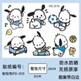 thumbnail image 3 of Pegatina de dibujos animados Kawaii Sanrio Pochacco, pegatina decorativa para ordenador portátil, taza de agua, vehículo eléctrico, pegatina impermeable, regalo, 3 of 5