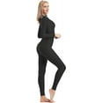 thumbnail image 2 of Adult High Neck Zip Unitard Full Body Leotard Bodycon Jumpsuit for Women, 2 of 15