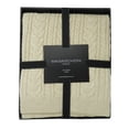 thumbnail image 1 of Magaschoni Home Knit Oatmeal Heather Throw 50" X 60", 1 of 2