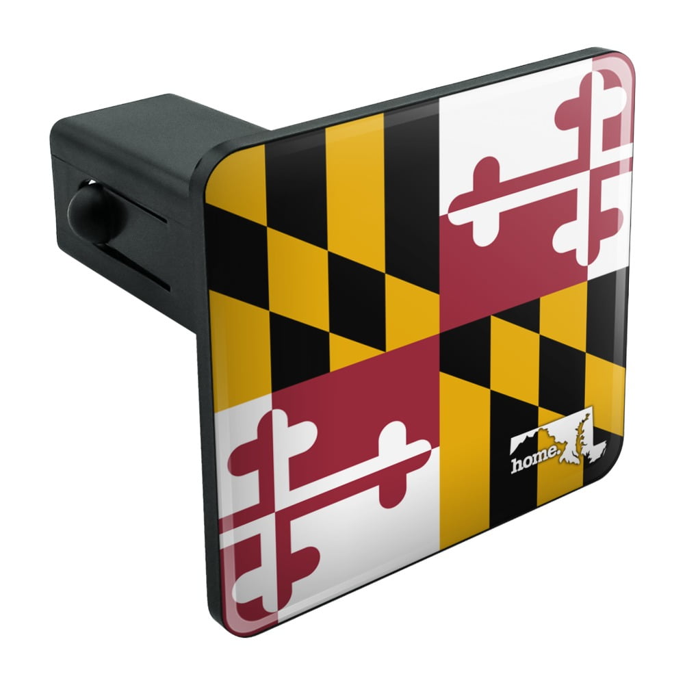 Graphics and More Maryland MD Home State Flag Officially Licensed Tow Trailer Hitch Cover Plug Insert 2 