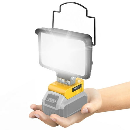 Ecarke 6800lm LED Portable Work Light for Dewalt 20V Battery (Tool Only)