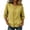 Yellow Womens Tops, variant on Cotton Linen T Shirts for Women Elbow Length Sleeve Tops Womens Button Down Crew Neck Summer Fall Tshirts