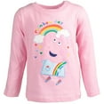 thumbnail image 3 of Peppa Pig Toddler Girls 2 Pack Long Sleeve T-Shirts Toddler to Big Kid, 3 of 5