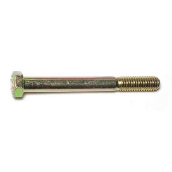 3/8"-16 x 3-1/2" Zinc Plated Grade 8 Steel Coarse Thread Hex Cap Screws HCS8-163