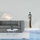 thumbnail image 2 of Elegante Bandeja De Tocador Con Figura De Dama Tribal Africana, Escultura Decorativa Para Baño, Desayuno, Frutas Y Almacenamiento De Cosméticos, Decoración Del Hogar., 2 of 8
