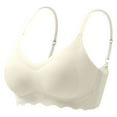 thumbnail image 3 of Seamless Wireless Supportive Bra Seamless Soft Comfort Push Up Bra Full Coverage Supportive Bra for Women Wife for Gifts, 3 of 4