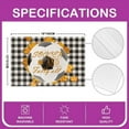 thumbnail image 4 of Football Placemats Set of 4, Happy Fall Y''all Sports Theme Table Place Mats,Thanksgiving Vintage Plaid Placemat for Kitchen Dining Table Decoration Indoor 18"x12", 4 of 4