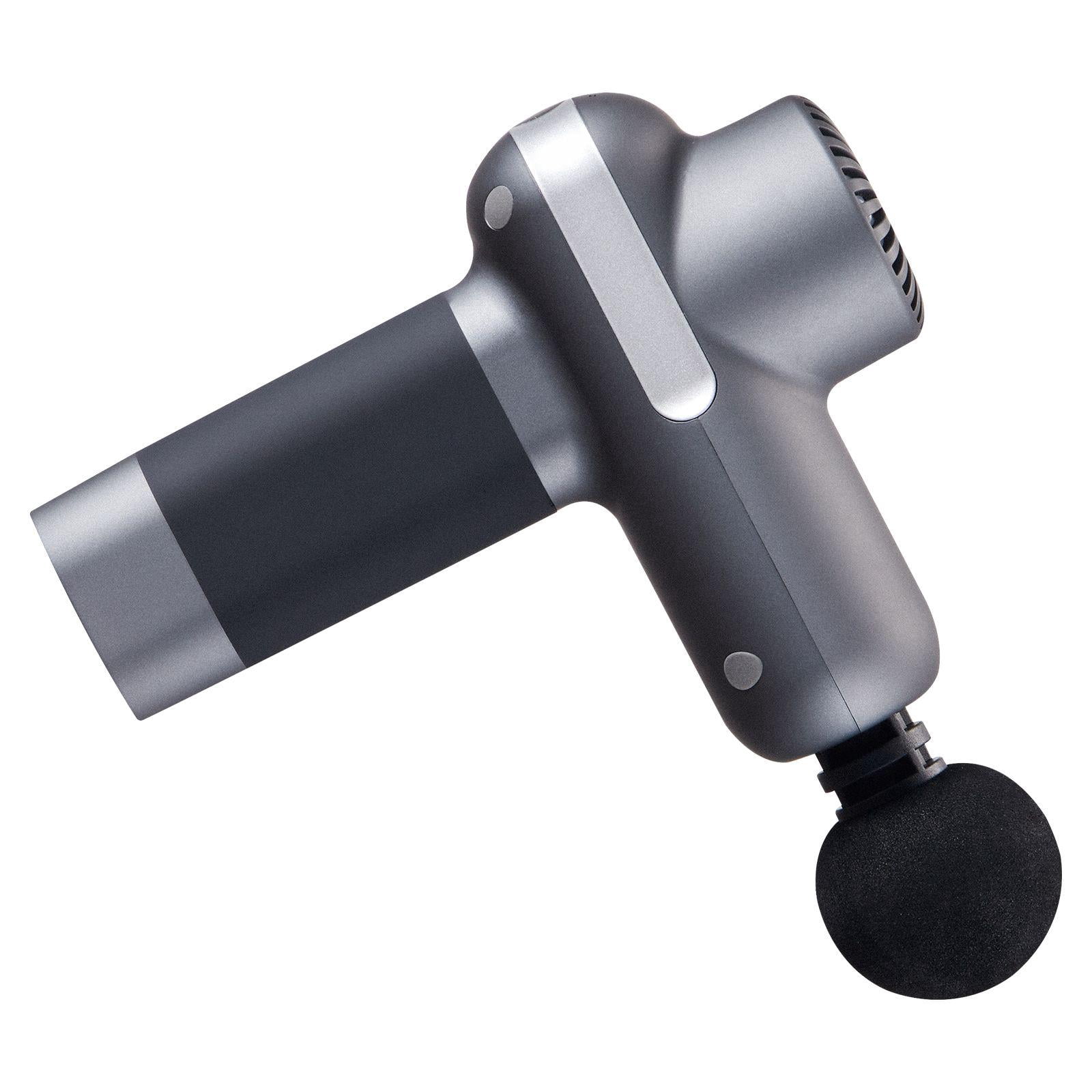 Mini Massage Gun Percussion Muscle Massager for Athletes Pain Relief Muscle Relaxation with 5 Speeds 6 Heads 7.4V 2500mAh Battery Handheld Small Massage Gun