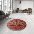 thumbnail image 3 of Ahgly Company Indoor Rectangle Traditional Rust Pink Persian Area Rugs, 2' x 5', 3 of 6