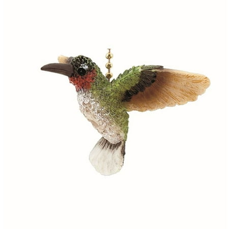 

Garden Hummingbird Bird Porch Deck Ceiling Fan or Light Pull Chain