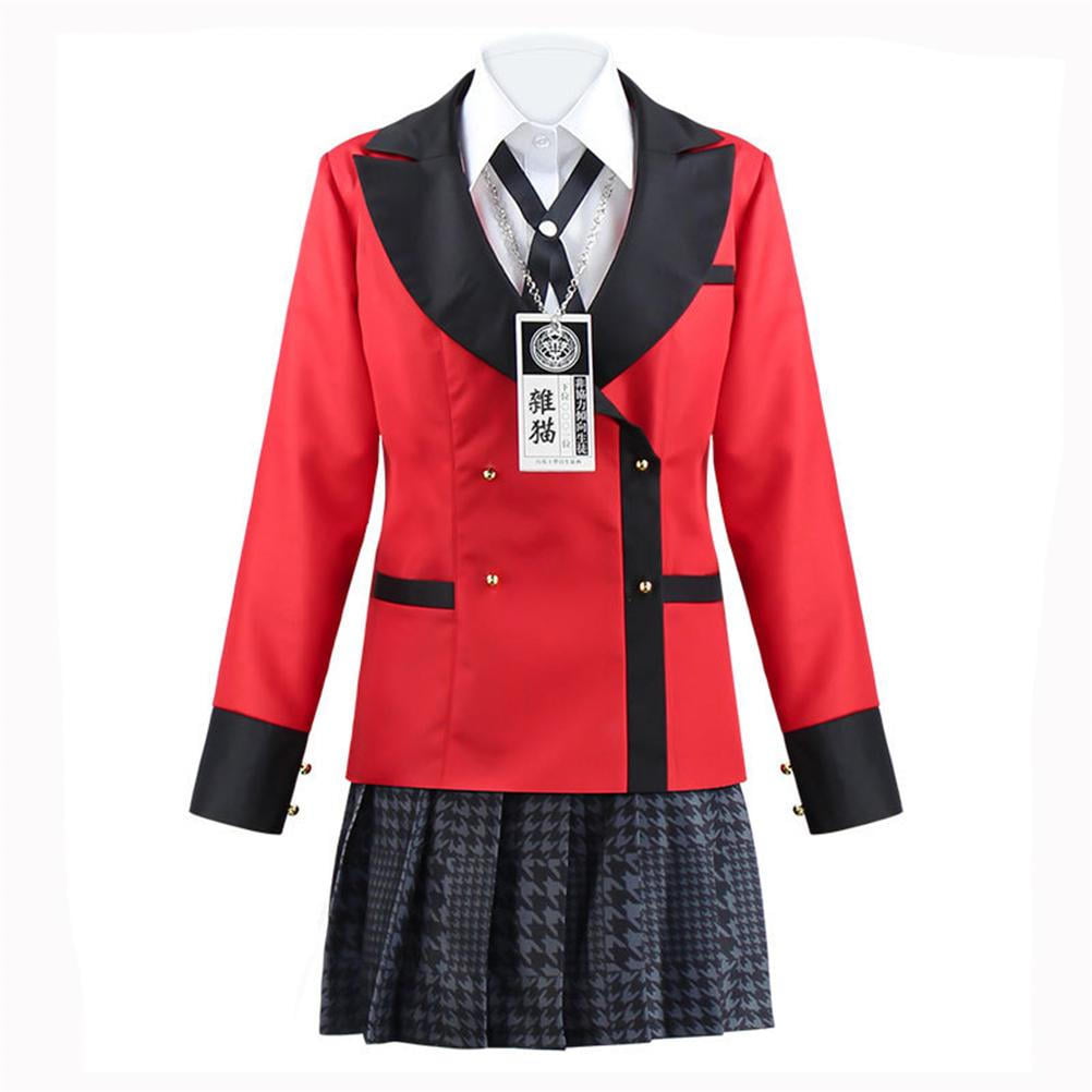 Clearance Anime Cosplay Costume Women Game Long Dress Uniform Outfit Fullset 