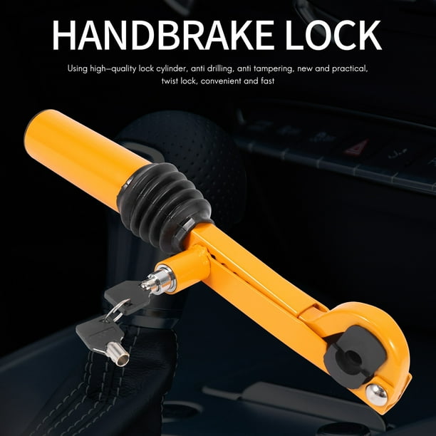 Universal Car Handbrake Shift Lock Stainless Steel AntiTheft Strong