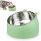 thumbnail image 1 of Cuenco para gatos, cuenco para comida para mascotas, cuenco inclinado de acero inoxidable para gatos, cuenco para perros pequeños, juego de cuencos para gatos de acero inoxidable de 400 ml (verde), 1 of 5