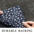 thumbnail image 6 of Dark Blue Christmas Snowflake Pattern Door Rugs,Washable Non Slip Door Mats Indoor,Decorative Door Mats,Entry Mat Indoor for Entrance,Bedroom,Kitchen,Bathroom,17"x30", 6 of 6