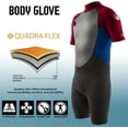 thumbnail image 3 of Body Glove Body Glove Pro 3 2/1mm Youth Back Zip Short Sleeve Spring Suit Wet Suit,Unisex,16,Red, 3 of 7