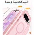 thumbnail image 4 of MISSUNNY for Google Pixel 10 & 10 Pro Case: Pixel 9 & 9 Pro Case | Magnetic Matte Shockproof Rugged Translucent Phone Cover - Military Grade Drop Proof Sturdy Slim Protective Cases (Pink/6.3 Inch), 4 of 4