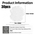 thumbnail image 2 of 30 Pcs Disposable Underarm Sweat Pads, Ultra-Thin Invisible Armpit Sweat Pads for Men and Women, Breathable Adhesive Anti-Sweat Pads for Clothing Protection and Odor Control, 2 of 8