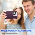 thumbnail image 4 of AICase Compatible With iPhone 15 Pro Max Case Heavy Duty Shockproof Rugged Cover,Purple/Pink, 4 of 11