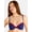 Times Square Navy, variant on Fresh by Fruit of the Loom Women's Cotton Embroidery Push-Up Bra, Size XS-XXL
