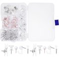 thumbnail image 1 of UPOUART 200Pcs Compact Thumbtacks Plastic Map Pins for Travel Map Office Work, 1 of 8