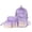 A1-Purple-B, variant on Nylon 3Pcs School Backpack Backpack for School Cute Ice Cream Print Back to School Supplies School Backpack for Girls Multiple Colors,Hot Pink-B