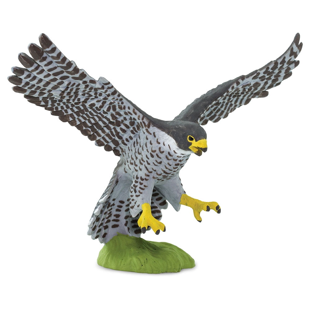Wings of the World Birds Peregrine Falcon Safari Ltd Animal Toy Figure