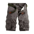 thumbnail image 2 of Kcodviy Beach Trouser Casual Pant Good Thread Cargo Pants Men Work Pocket Cargo Shorts Lightweight Work Pants for Men Color Outdoors Men's Stuffing Pants, 2 of 2