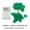 A, variant on St. Patrick’s Day Four-Leaf Clover String Lights, 6.5/9.8 Ft Green LED Fairy Lights – Epoxy Resin Shamrock Decor, Battery-Operated for Indoor/Outdoor Party, Home, Wedding